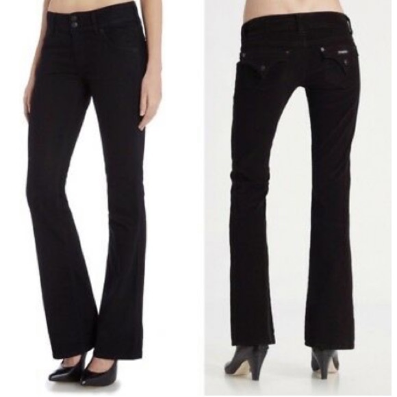 hudson black bootcut jeans